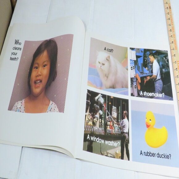 Guess Who BIG BOOKS (almost 2 feet tall) By Margaret Miller Classroom - Picture 5 of 11